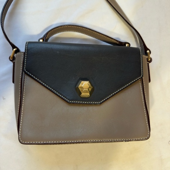 Frances Valentine Handbags - Vintage Frances Valentine Black and Brown Crossbody Bag